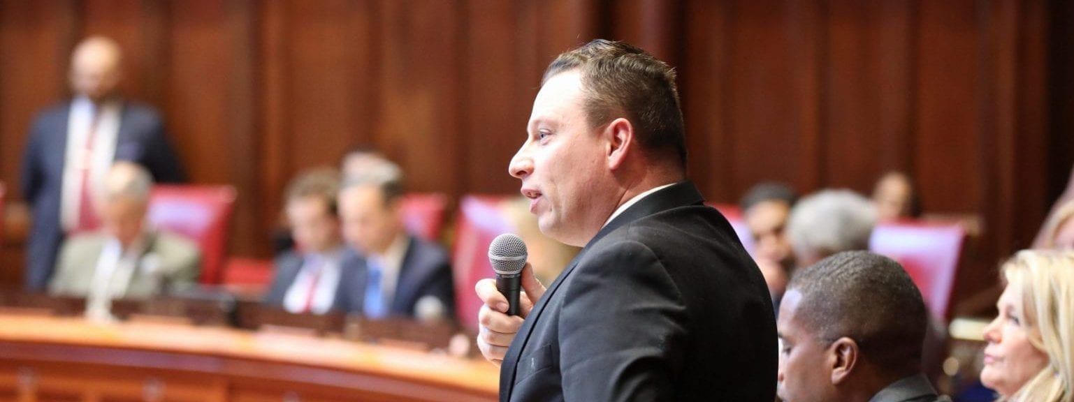 (Watch) Sen. Sampson Upholds Promise to Constituents: ‘No’ to Corporate Handouts (4/27/22) - CT Senate Republic