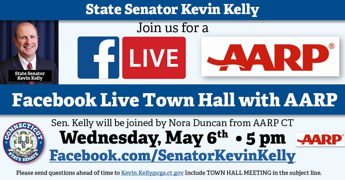 POSTPONED – Virtual Town Hall with AARP - CT Senate Republic