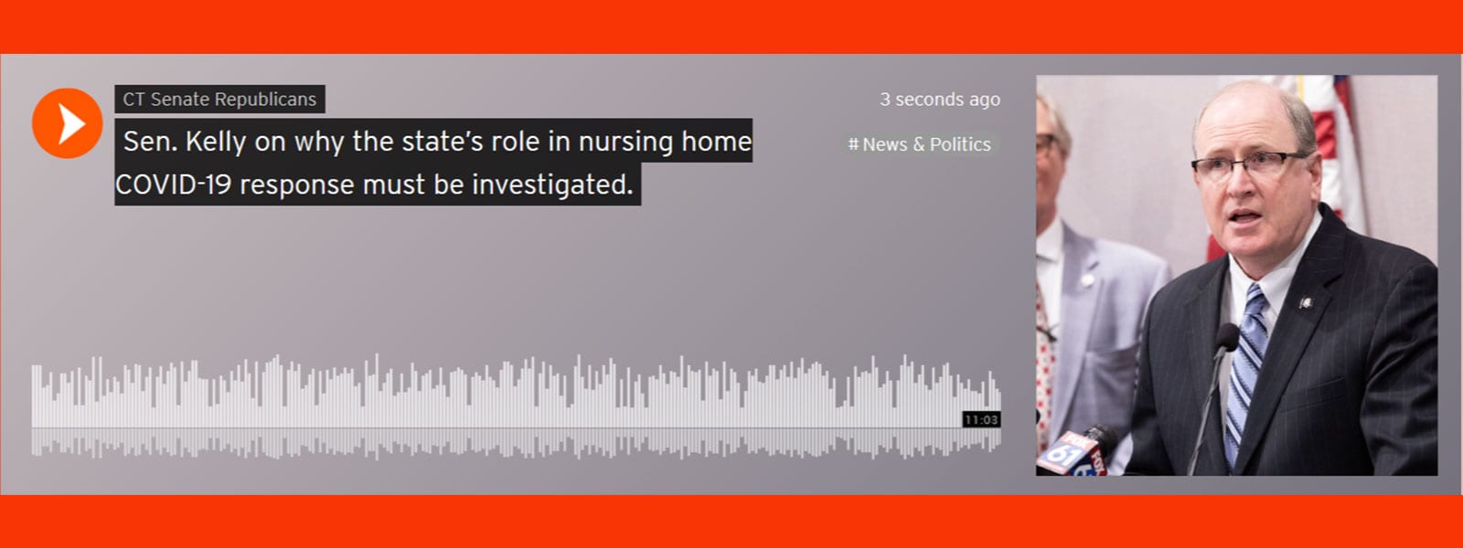 Sen. Kelly on why the state’s role in nursing home COVID-19 response must be investigated - CT Senate Republic