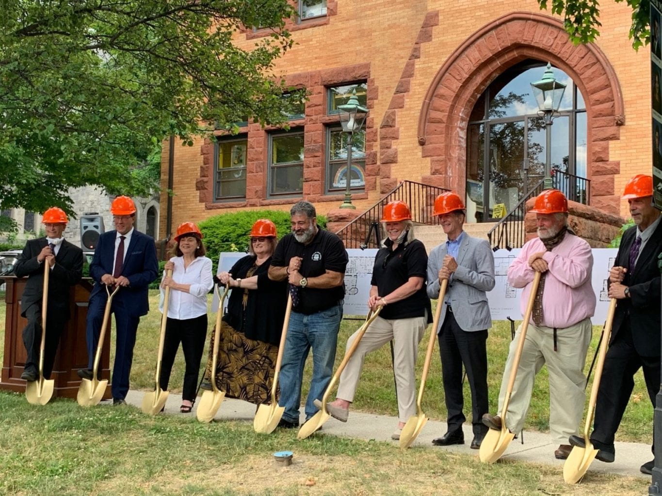 Senator Miner Joins New Milford Officials for Public Library Groundbreaking - CT Senate Republic