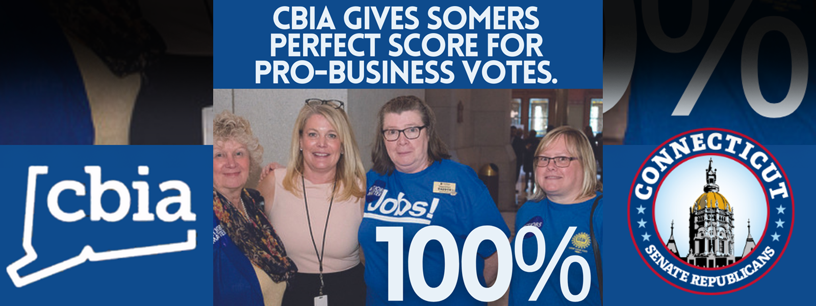 Sen. Somers Earns 100% Perfect Score from CT’s Leading Business Association - CT Senate Republic