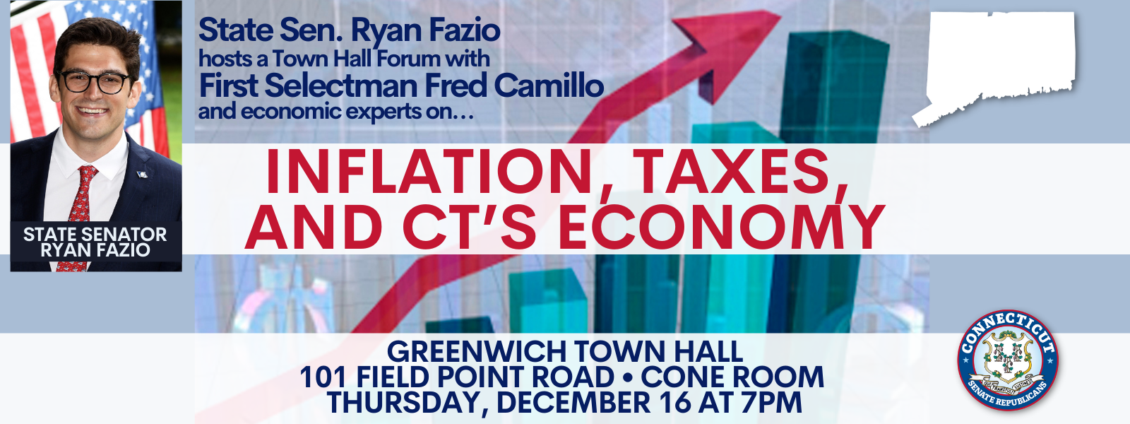 Join us Thursday, Dec. 16 for our Economic Forum! - CT Senate Republic