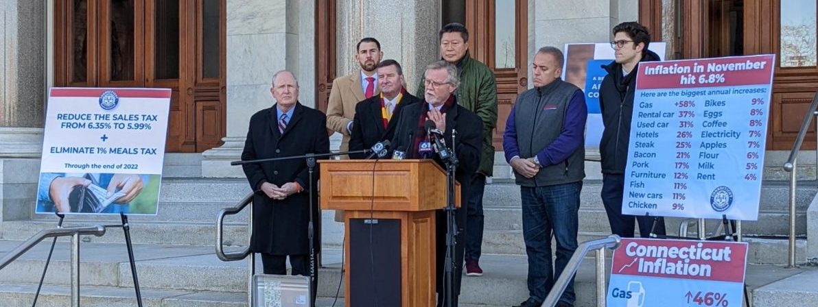 Formica, CT Senate Republicans Call for Sales Tax Relief - CT Senate Republic