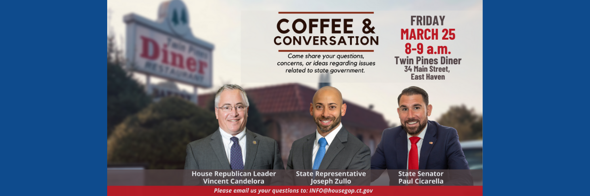 Join Me in East Haven on Friday, Mar. 25! - CT Senate Republic