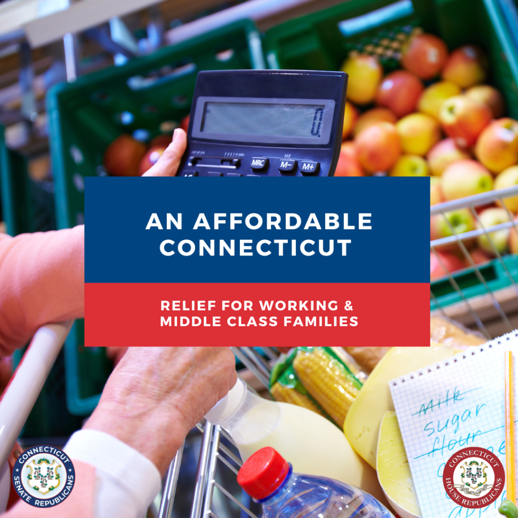 AMID SURGING INFLATION, SEN. MINER & REP. HARDING JOIN CT REPUBLICANS TO DEMAND FURTHER RELIEF TO MAKE CONNECTICUT MORE AFFORDABLE - CT Senate Republic