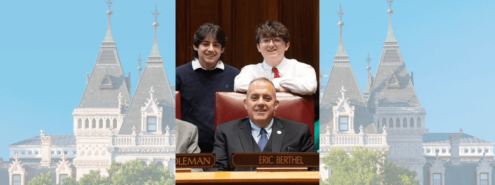CHIEF DEPUTY REPUBLICAN LEADER ERIC BERTHEL SWORN-IN FOR FOURTH TERM IN STATE SENATE, HIGHLIGHTS 2023 LEGISLATIVE PRIORITIES - CT Senate Republic