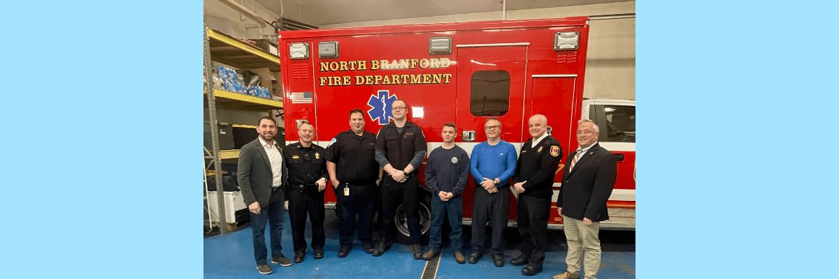 Sen. Cicarella, House Minority Leader Candelora, spread heart health awareness w/North Branford Fire & EMS - CT Senate Republic
