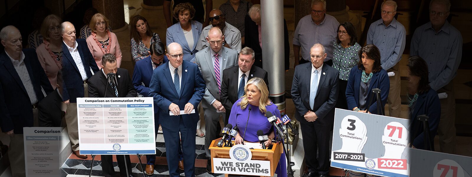 (Watch) “We Stand With Victims”: CT Senate GOP blasts controversial bill on parole board commutations - CT Senate Republic