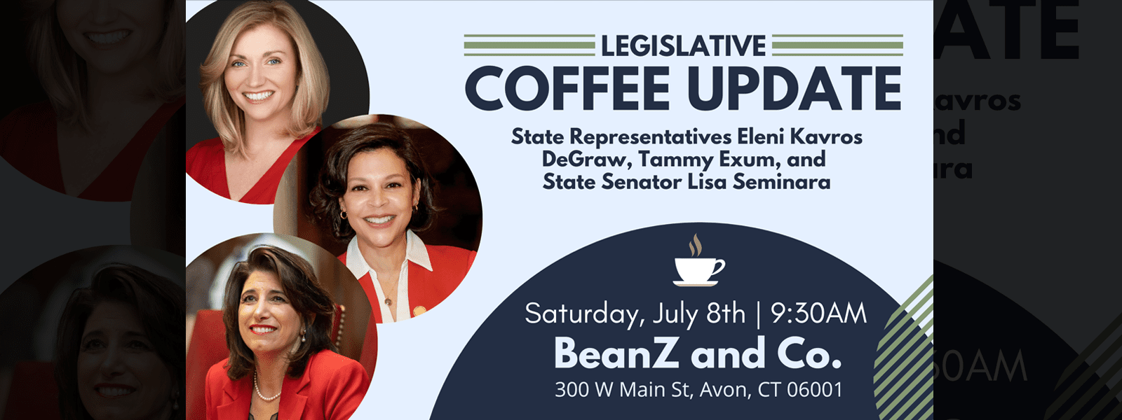Join us for Coffee on Saturday - CT Senate Republic