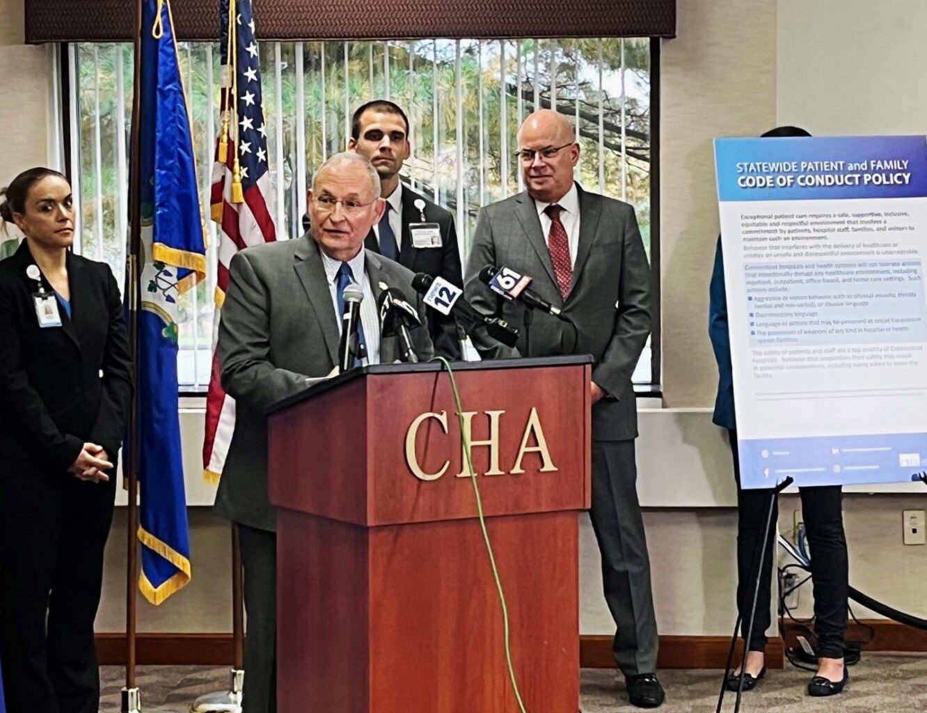 (photo) Sen. Martin Praises United Effort to Stop Violence Against Healthcare Workers - CT Senate Republic