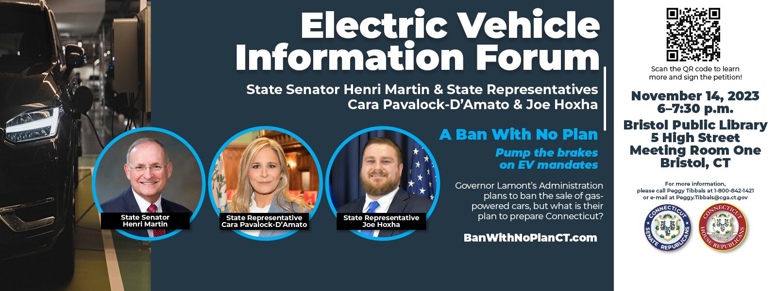 Electric Vehicle Informational Forum | Bristol - CT Senate Republic