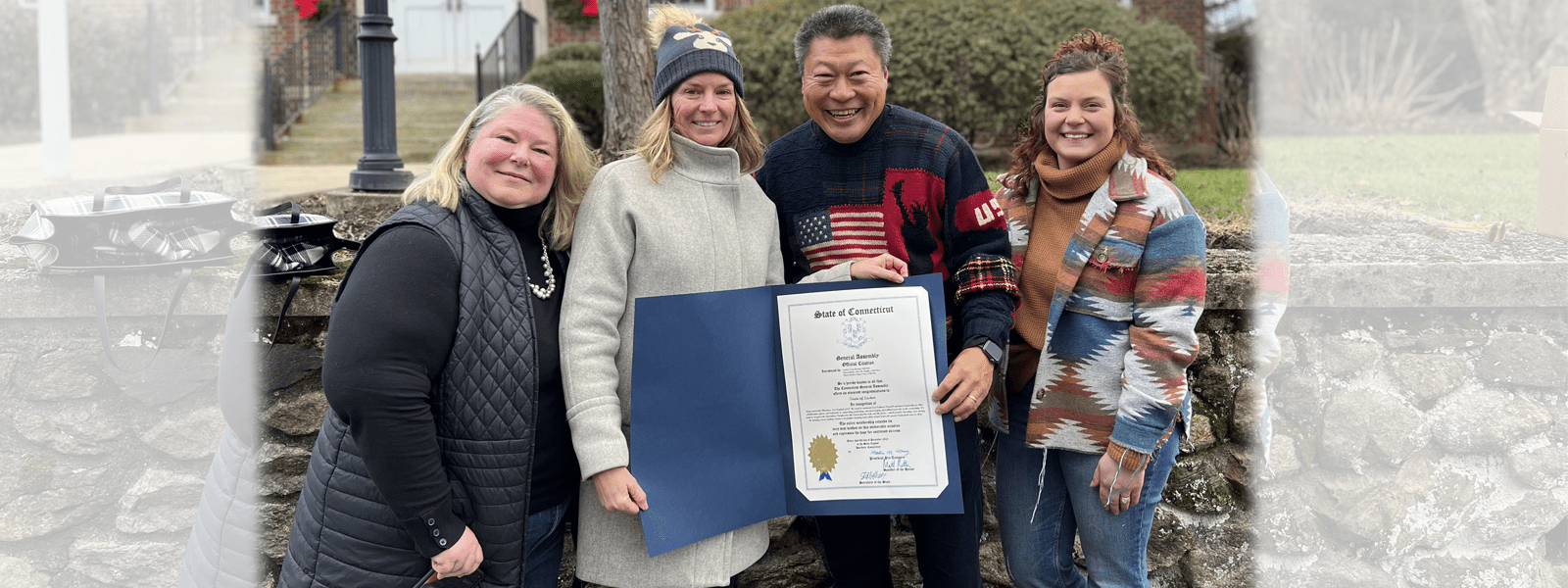 (photo) Sen. Hwang, CT officials declare Easton the “Christmas tree capital of CT” - CT Senate Republic