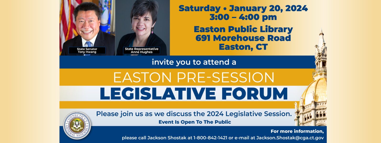 Join us in Easton Saturday! - CT Senate Republic