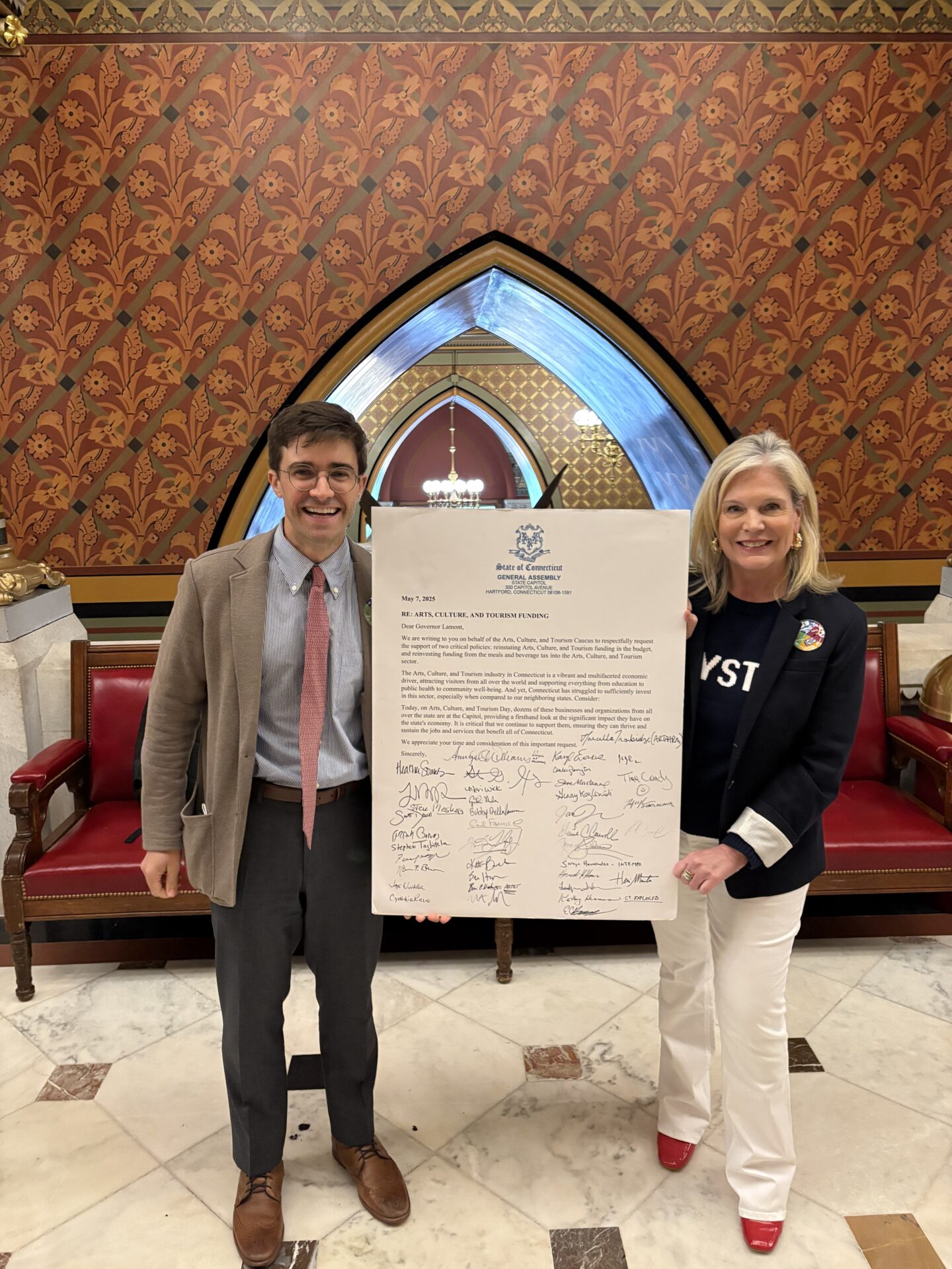 Senator Somers and Representative Parker Host Inaugural ‘Arts, Culture, and Tourism Day’ at the State Capitol - CT Senate Republic