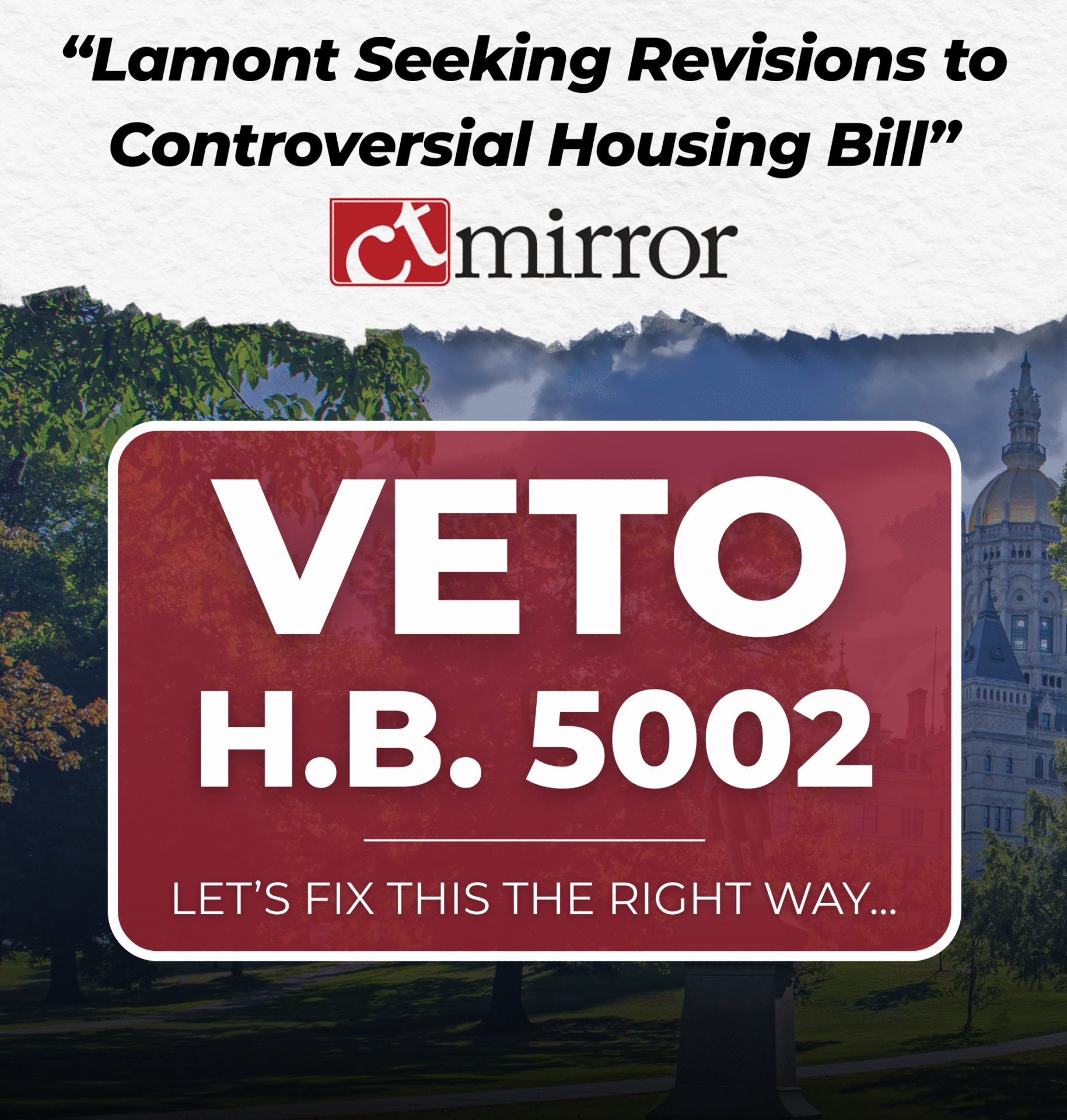 Senate Republicans to Governor Lamont: Veto H.B. 5002 – A Special Session Is No Substitute for Responsible Governing - CT Senate Republic