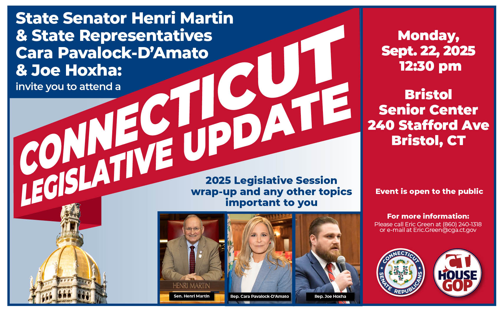 Connecticut Legislative Update – Bristol - CT Senate Republic