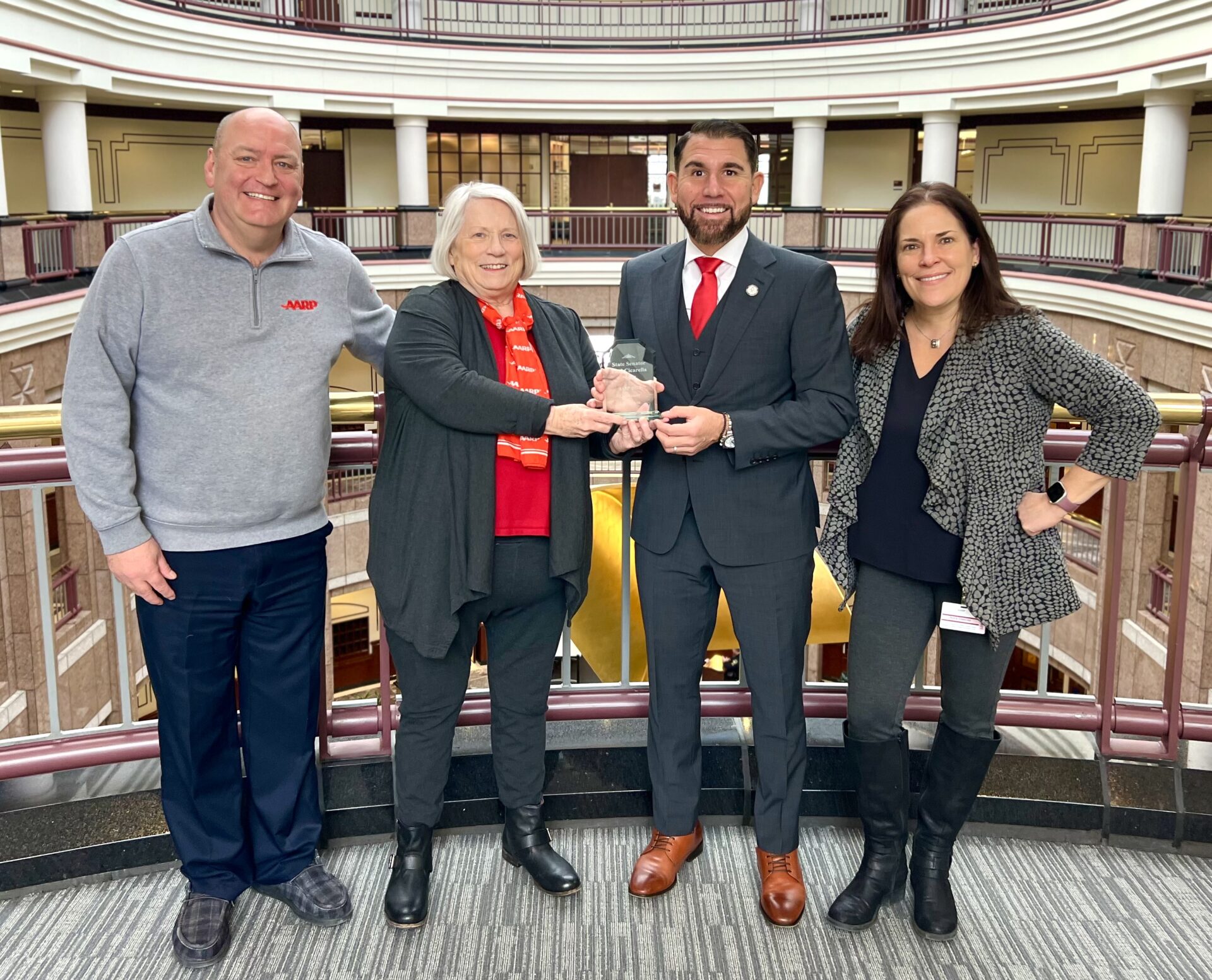 Sen. Cicarella Receives 2025 AARP Legislative Achievement Award - CT Senate Republic