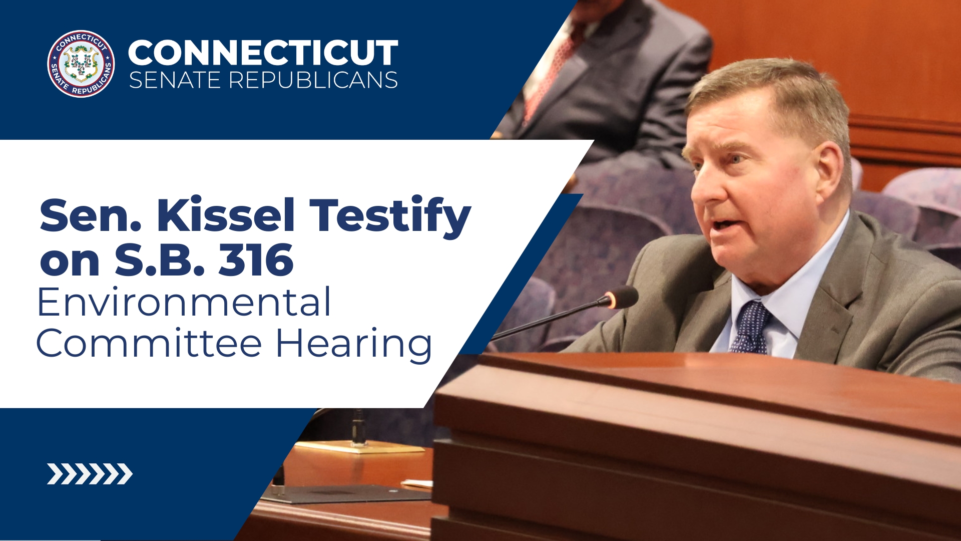 Senator John A. Kissel’s Testimony on S.B. No. 316 an Act Concerning the Testing of Soils at Certain Solar Facilities - CT Senate Republic
