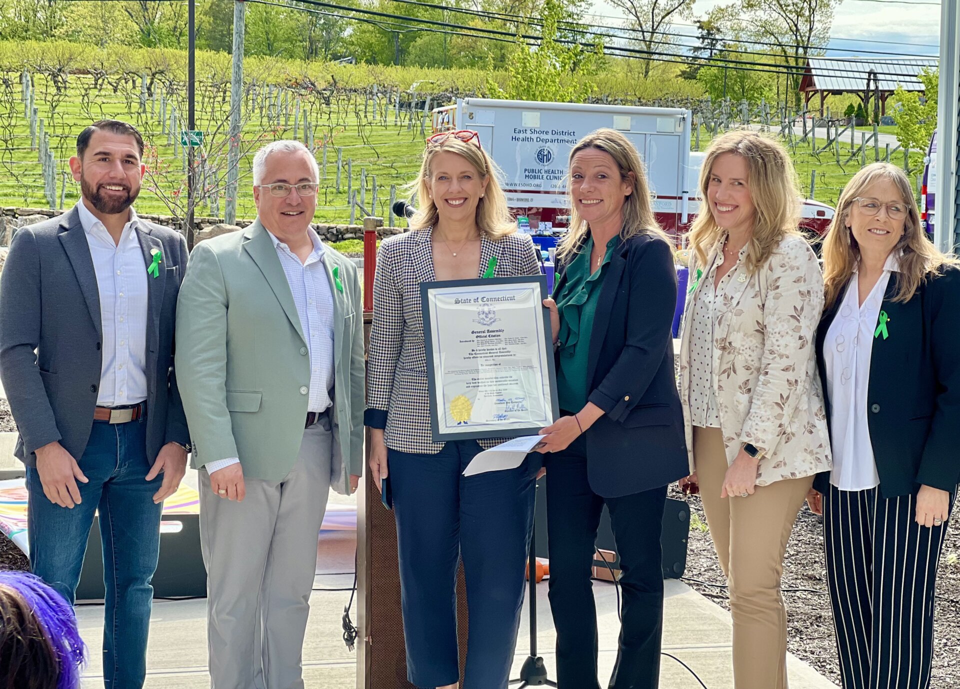 Sen. Cicarella and Shoreline Delegation Recognize Mental Health Awareness Month at BHcare Event - CT Senate Republic
