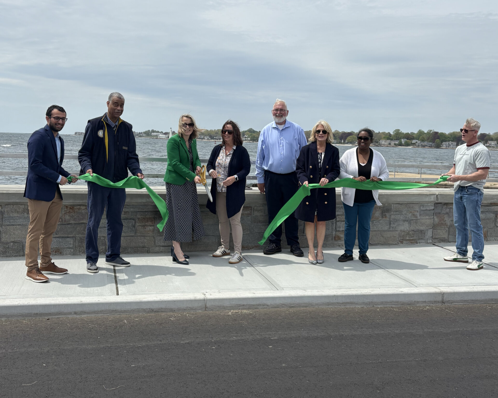 Senator Heather Somers Celebrates Completion of Shore Avenue Seawall Project in Groton - CT Senate Republic