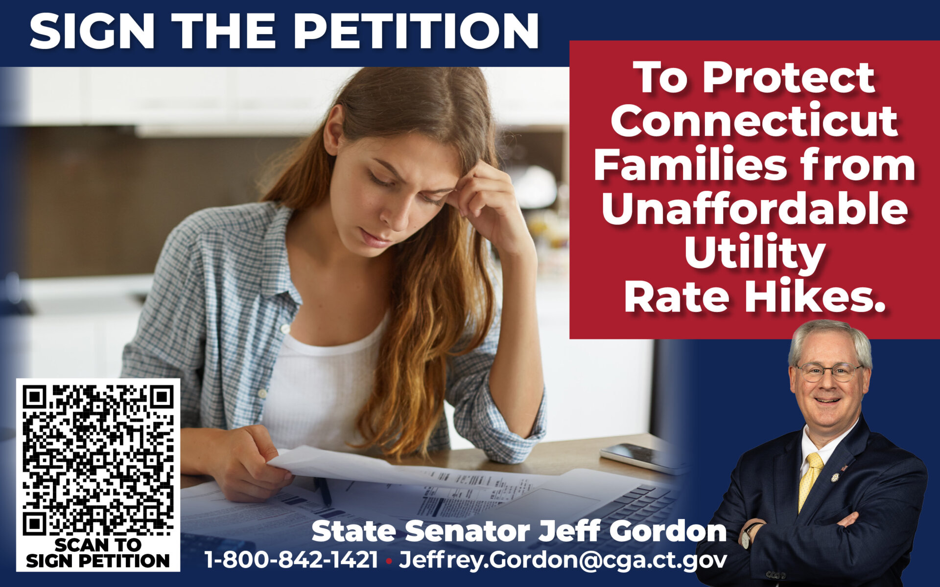 Petition to Protect Connecticut Families from Unaffordable Utility Rate Hikes - CT Senate Republic