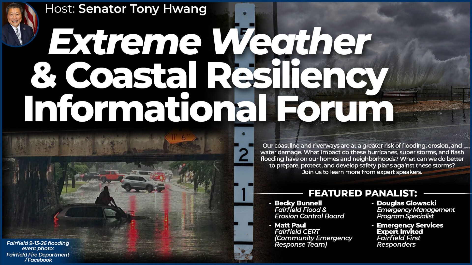 Extreme Weather & Coastal Resiliency Forum Resources (Sept. 19, 2026) - CT Senate Republic